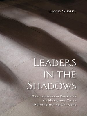 cover image of Leaders in the Shadows